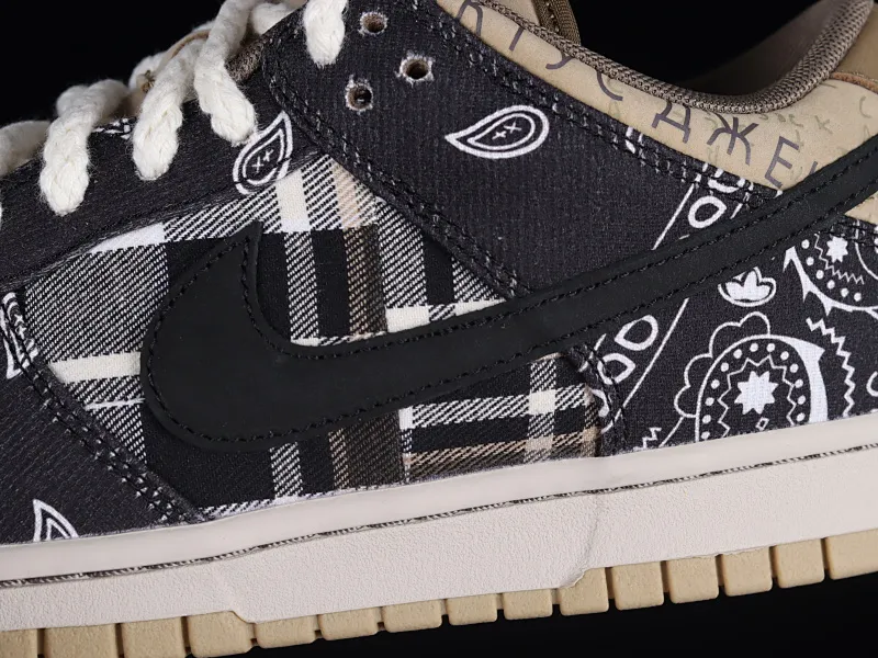 All categories Nk SB Dunk series Nk SB Dunk Low low-top sneakers M version Travis Scott x Nk SB Dunk joint sneakers Cashew fruit SB low-top casual sports skateboard shoes CT5053-001
